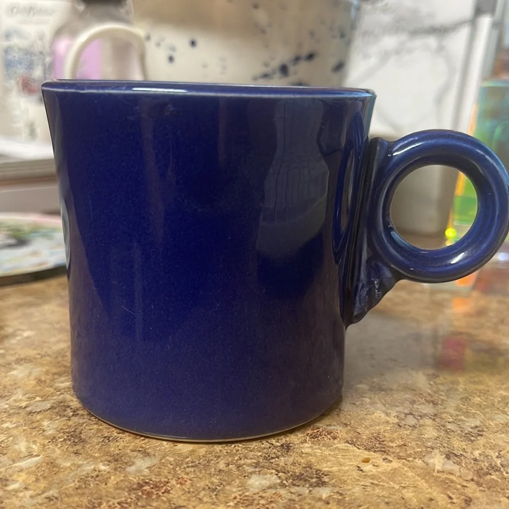 Vintage Fiesta Tom and Jerry Ring Mug- Cobalt Blue